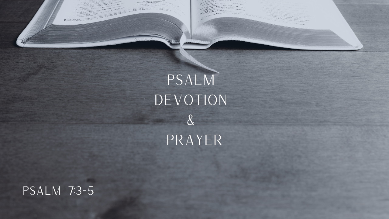 Featured image for “Devotion & Prayer – Psalm 7:3-5”